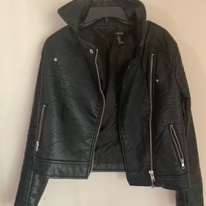 BLK LEATHER JACKET F21